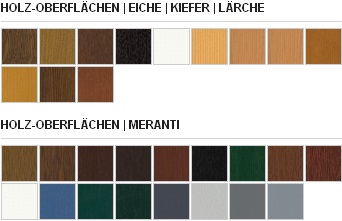 Denkmalfenster Farben innen